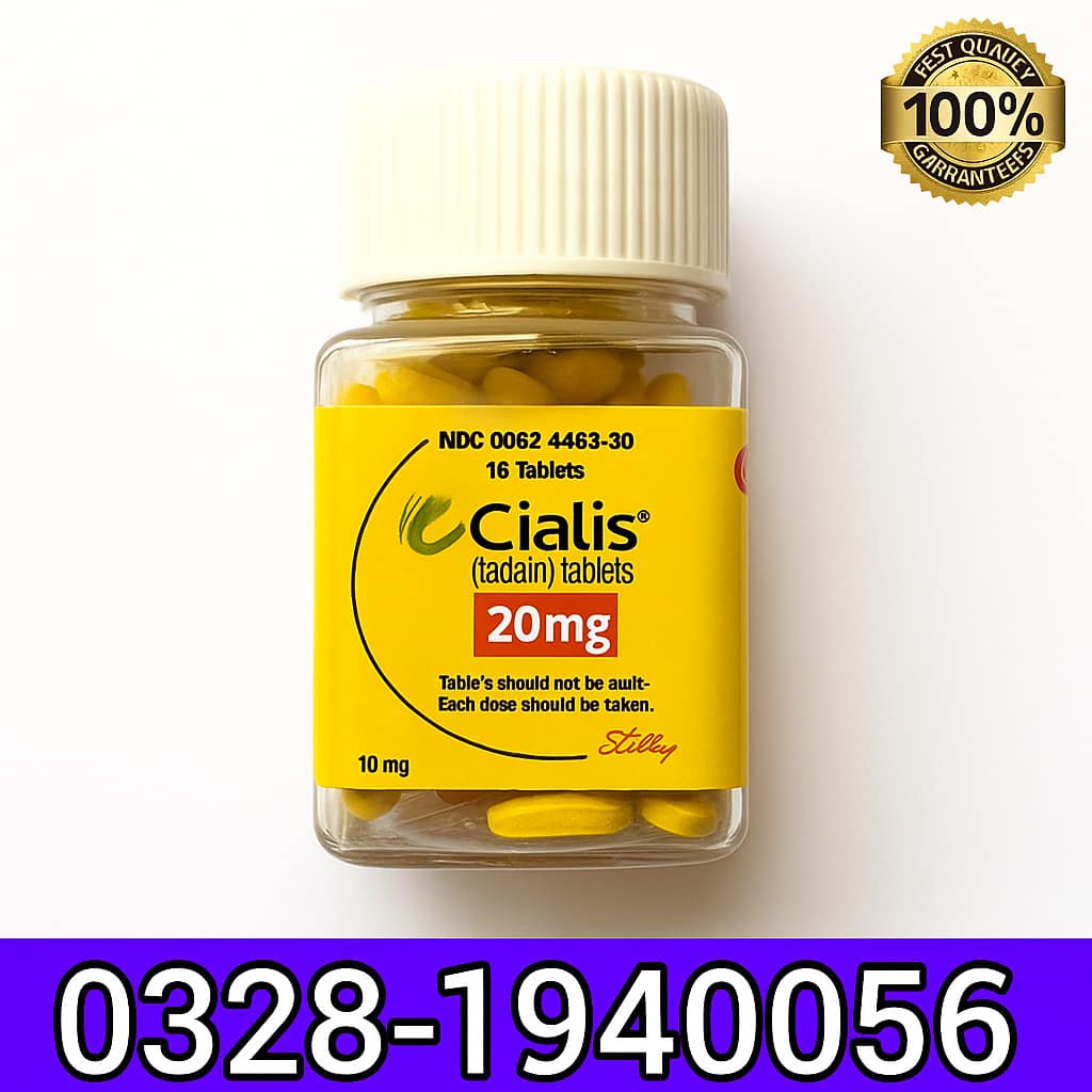 Cialis 20mg 10 Tablets Jar Made In UK Original Tablets A+ Premium Quality