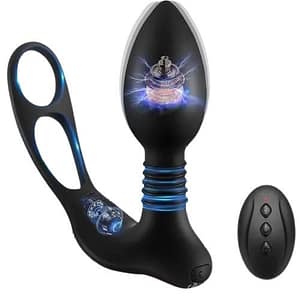 Double Motor Anal Vibrator With Remote In Pakistan