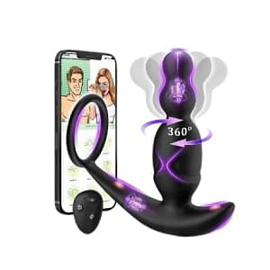 360° Rotating Prostate Massager Anal Butt Plug in Pakistan