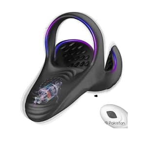 Rotating Prostate Massager With Vibrating Cock Ring In Pakistan