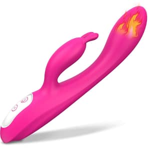 G-spot Rabbit Vibrator With Heating Function
