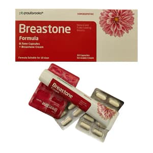 Breastone Breast Developing Formula 30 Capsules and Cream
