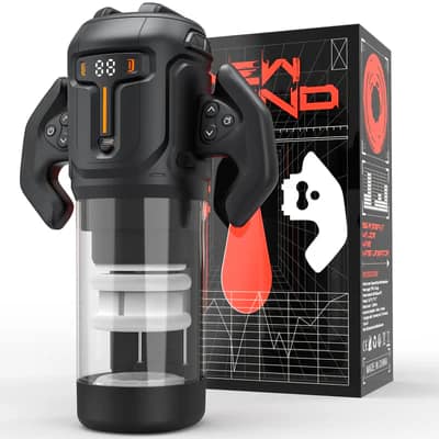 Thrusting and Rotating Male Masturbator