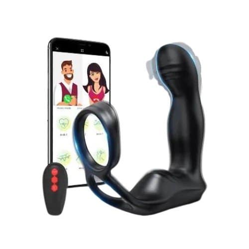 Anal Vibrator Prostate Massager With Cock Ring In Pakistan