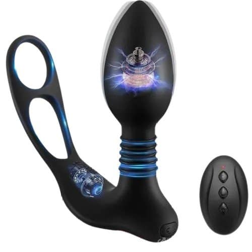 Double Motor Anal Vibrator With Remote In Pakistan