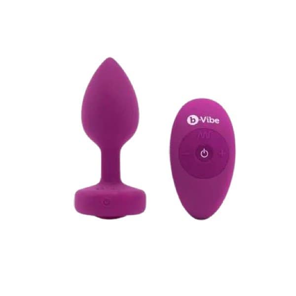 B Vibe Vibrating Jewel Butt Plug In Pakistan
